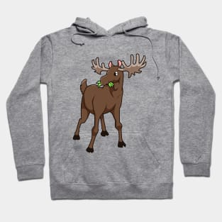 Kawaii Moose Hoodie